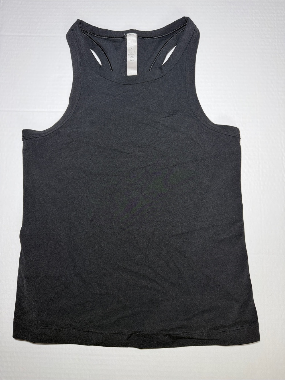 lululemon athletica Black Racerback Tank Top Size 4